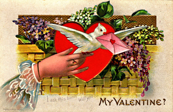 Crazy vintage valentines