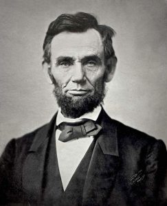 Abraham Lincoln with a beard