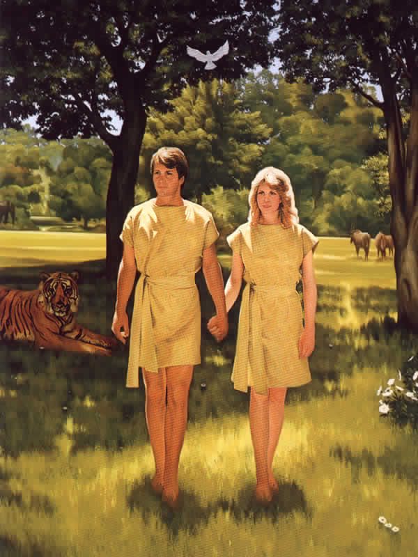 Adam And Eve With Clothes