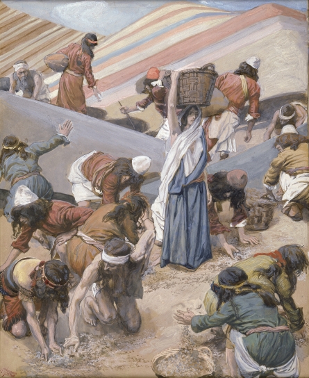 Gathering the Manna, Joseph Tissot