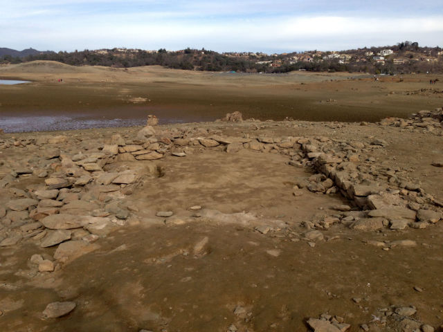 Folsom Lake Mormon Island ruins