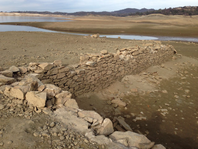 Mormon Island gold rush ruins