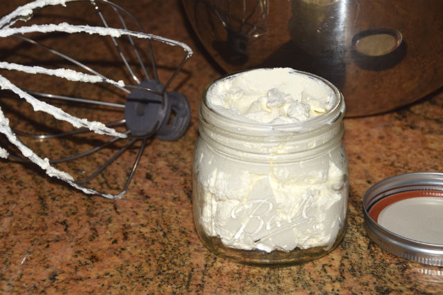 whipped body butter jar