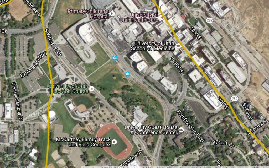 University of Utah Earthquake faults