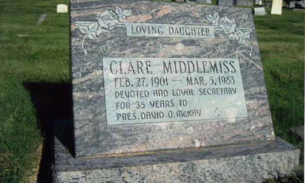 Clare Middlemiss, only woman private secretary