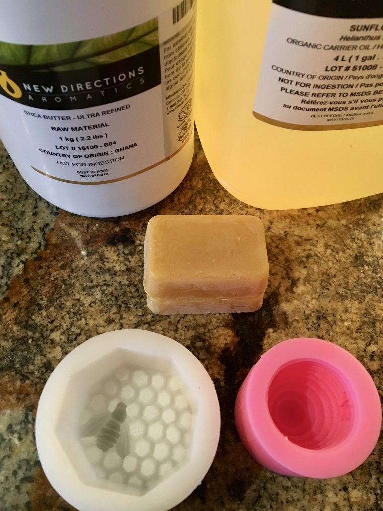 how to make beeswax body butter bars