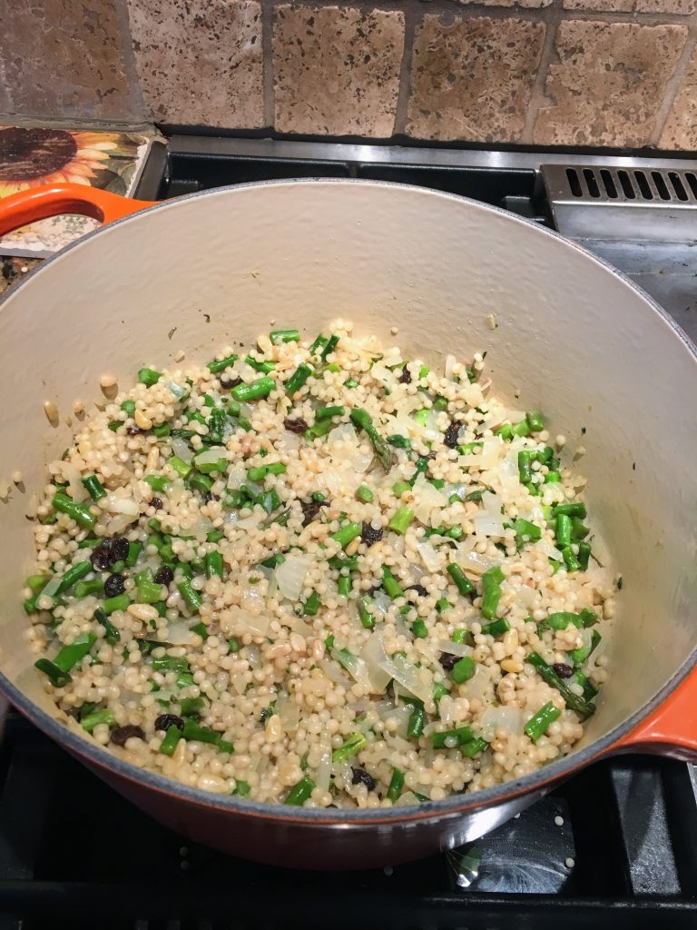 Israeli Couscous and asparagus recipe