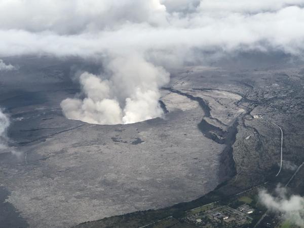 Kilauea volcano caldera