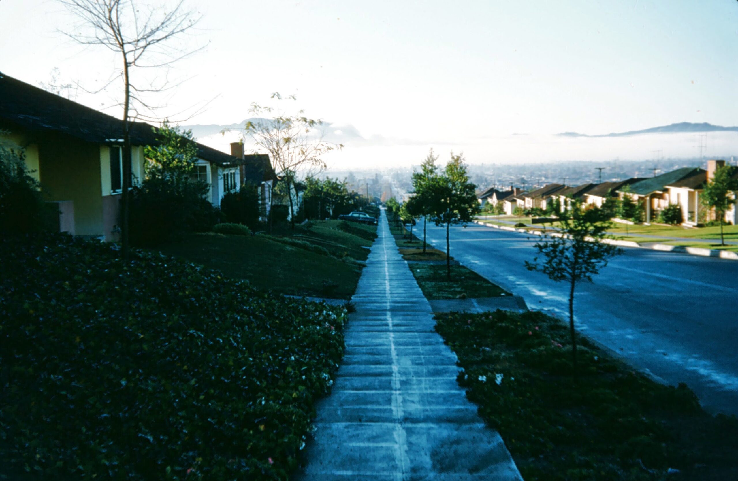 Burbank and Palm Springs and Carmel California in the 1960s